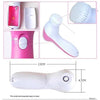 340 -5-in-1 Smoothing Body & Facial Massager (Pink) AAR HYPERMART PVT LTD