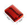 9068 Safety Flashing Light, 5 LED Light, 1 Piece, Red Light DeoDap