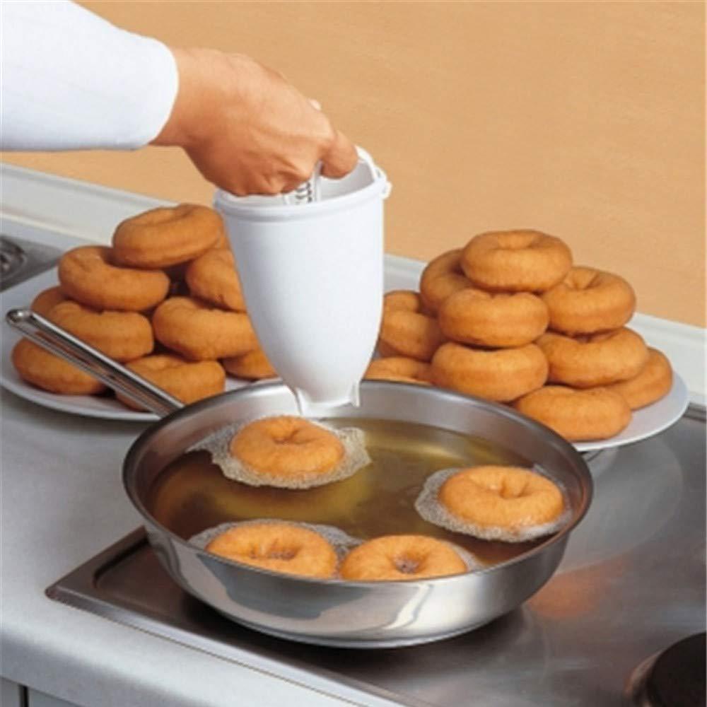 646 Mini Donut Maker Dispenser - Plastic Vada/Meduwada Maker DeoDap