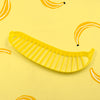 5897 Banana Slicer- Perfect for Fruit Salads Handle Plastic Banana Fruit Slicer Cutter Chopper