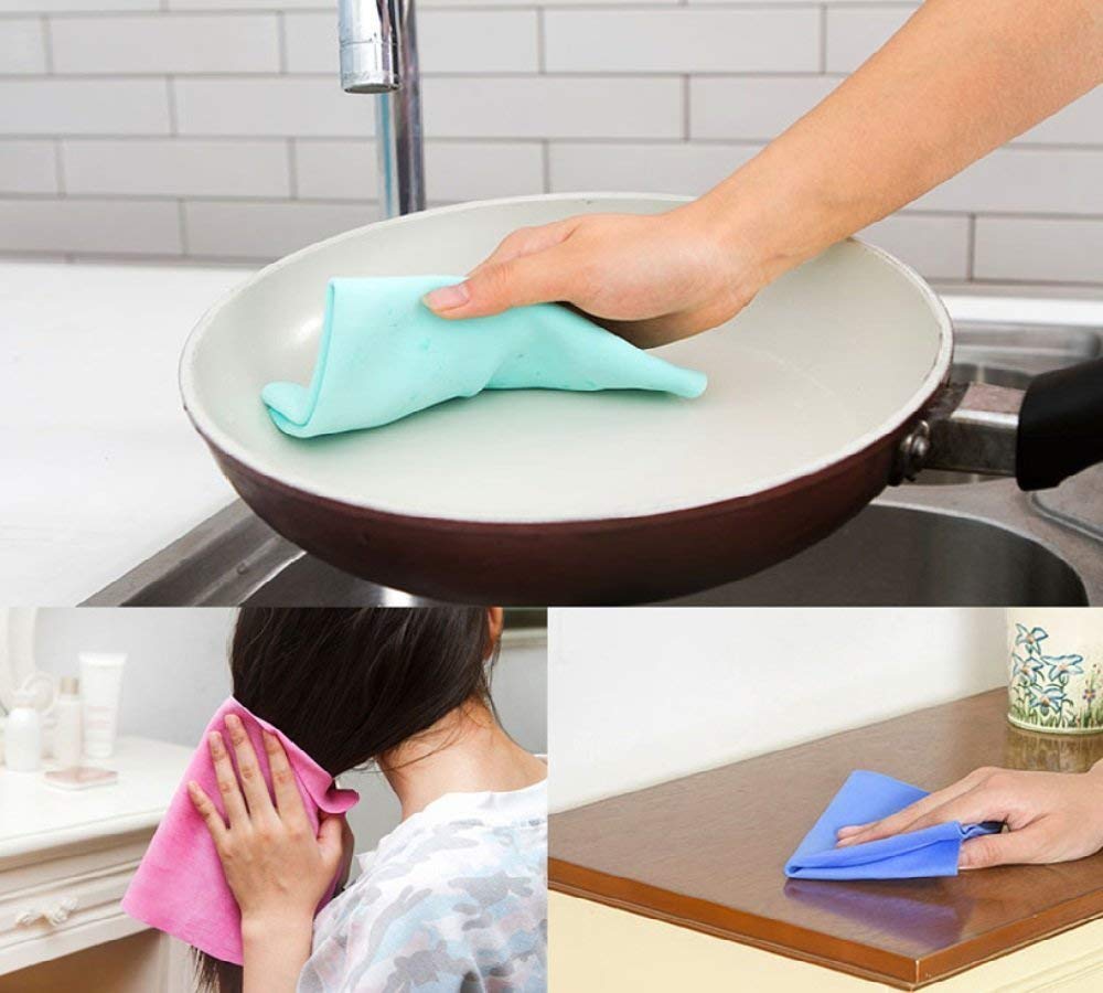 1266 All purpose Sports Bath makeup Cleaning Magic Towel DeoDap