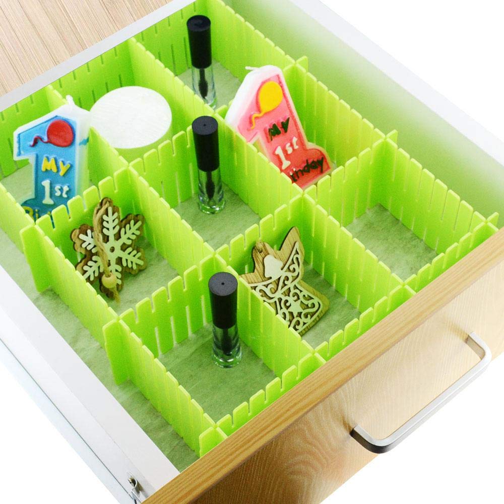 1079 Adjustable Drawer Organizer and Kitchen Board Divider DeoDap