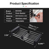 2189 Stainless Steel Expandable Kitchen Sink Dish Drainer DeoDap