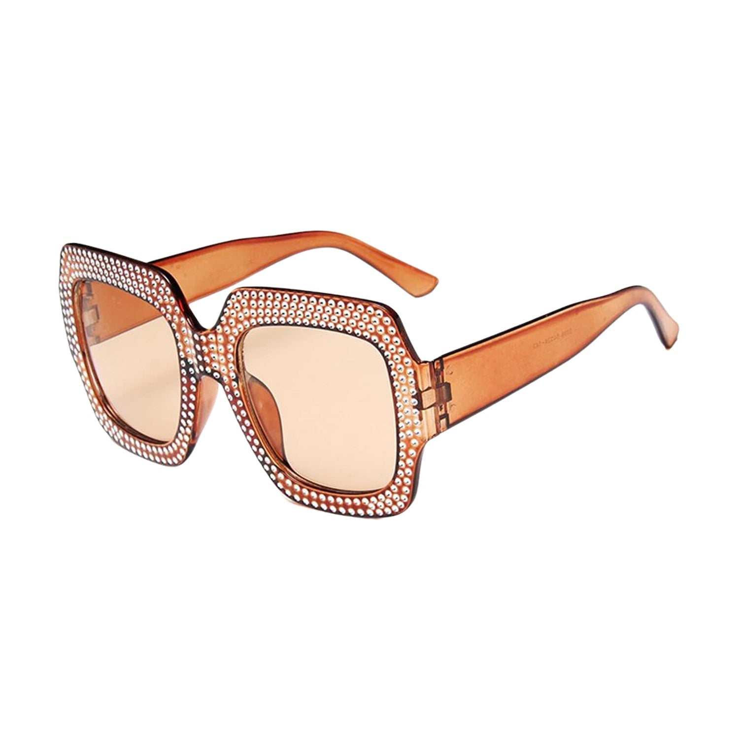 4953 Big Square Diamond Framed Sunglasses DeoDap