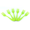 2839 Small plastic 6pc Serving Fork Set for kitchen DeoDap