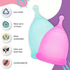 6112B REUSABLE MENSTRUAL CUP USED BY WOMENS AND GIRLS DURING THE TIME OF THEIR MENSTRUAL CYCLE DeoDap