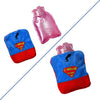 6530 Superman Print small Hot Water Bag with Cover for Pain Relief, Neck, Shoulder Pain and Hand, Feet Warmer, Menstrual Cramps. DeoDap