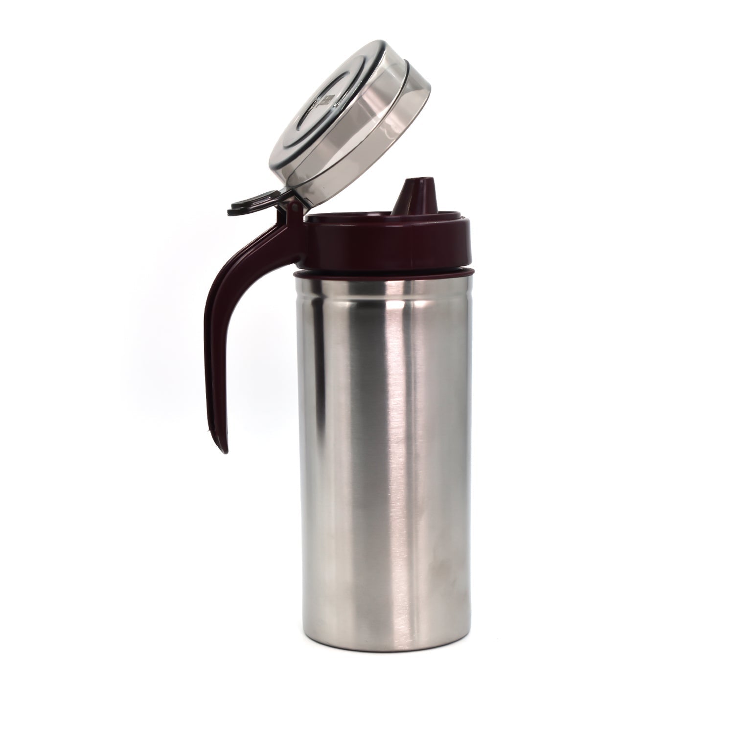 8128 Oil Dispenser Stainless Steel with small nozzle 750ml DeoDap