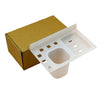 4776 3 in 1 Plastic Soap Dish and plastic soap dish tray used in bathroom and kitchen purposes. DeoDap