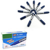 9012 10Pc Blue Marker and pen used in studies and teaching white boards in schools and institutes for students. DeoDap