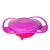 0617 Portable Non Spill Feeding Toddler Gyro Bowl 360 Degree Rotating Dish DeoDap