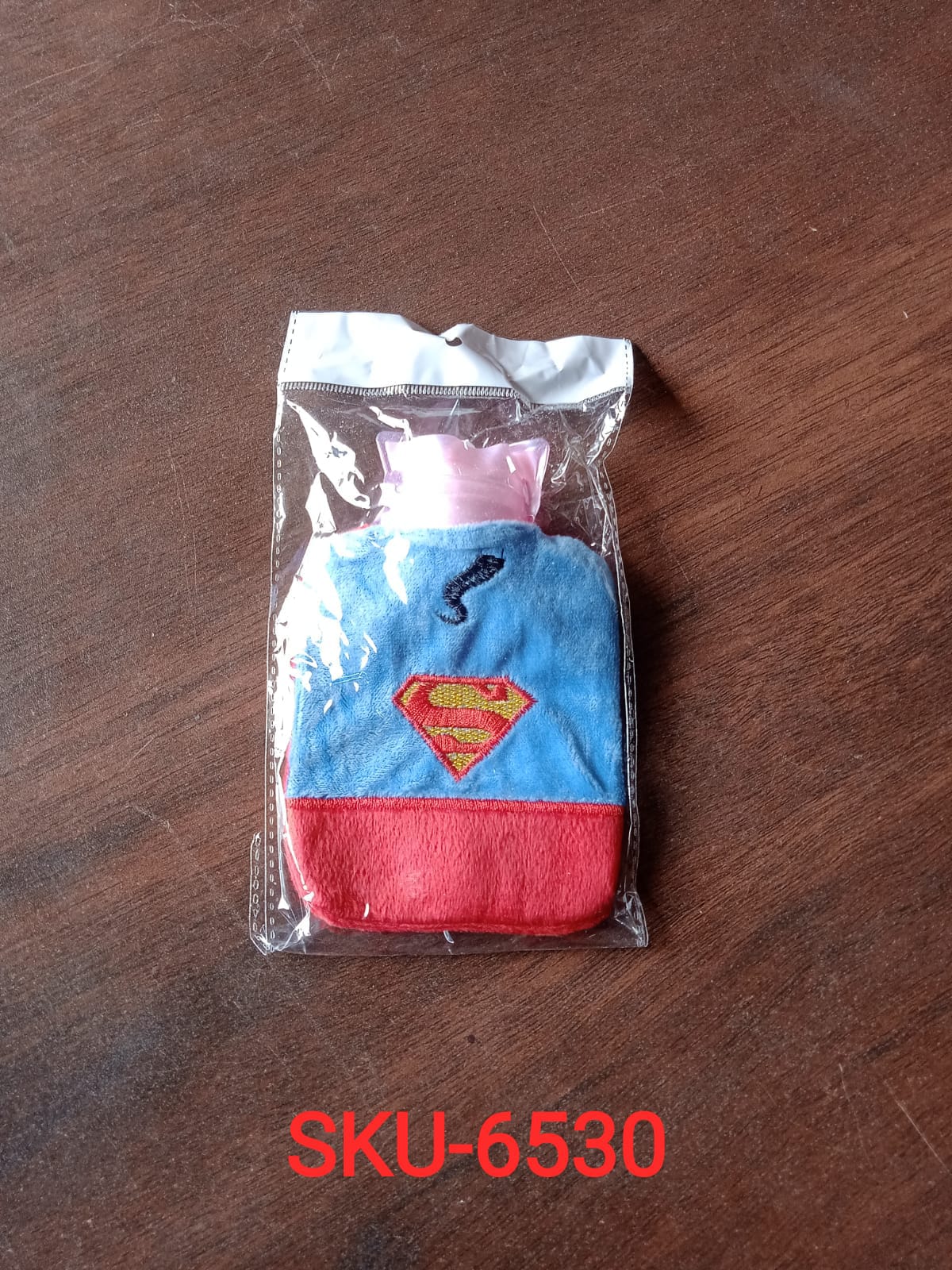 6530 Superman Print small Hot Water Bag with Cover for Pain Relief, Neck, Shoulder Pain and Hand, Feet Warmer, Menstrual Cramps. DeoDap