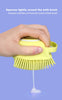 1348B SILICONE MASSAGE BATH BODY BRUSH WITH SHAMPOO DISPENSER DeoDap