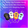 375 -40Kg 10g Portable Handy Pocket Smile Mini Electronic Digital LCD Weighing Scale BSITFOW