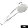 2412 2In1 Stainless Steel Filter Spoon with Clip Food Kitchen Oil-Frying Multi-Functional DeoDap