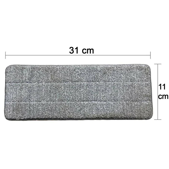 1142A Heavy Quality Floor Mop, Free Squeeze Microfiber Flat Spin Mop 360 Flexible Mop Head, Flat Mop for Floor Clean (MOQ :- 24pc)