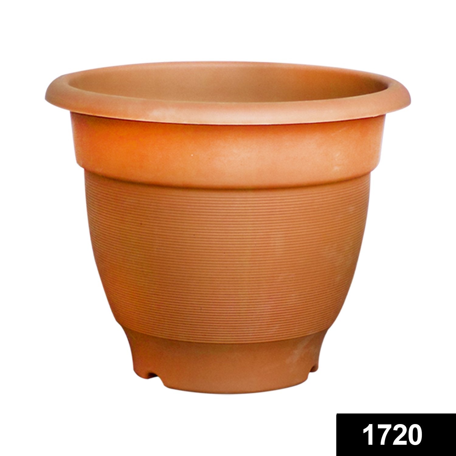 1720 Garden Heavy Plastic Planter Pot Gamla 17x14 inch Color May Vary (1Pc) DeoDap