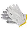 4611 Unisex Knitted/Sewing Cotton Plain Hand Gloves Raw White DeoDap