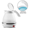 2137 Silicone Foldable Collapsible Electric Water Kettle Camping  Boiler DeoDap